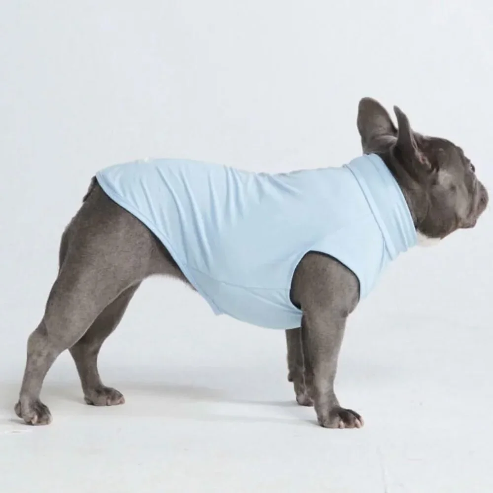 NEW Spark Paws Sunblock Dog T-Shirts (Pack of 2: Grey & Blue)